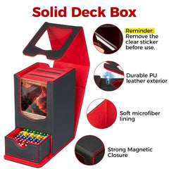Fabmaker Deck Box high-capacity storage holds 210+ unsleeved cards