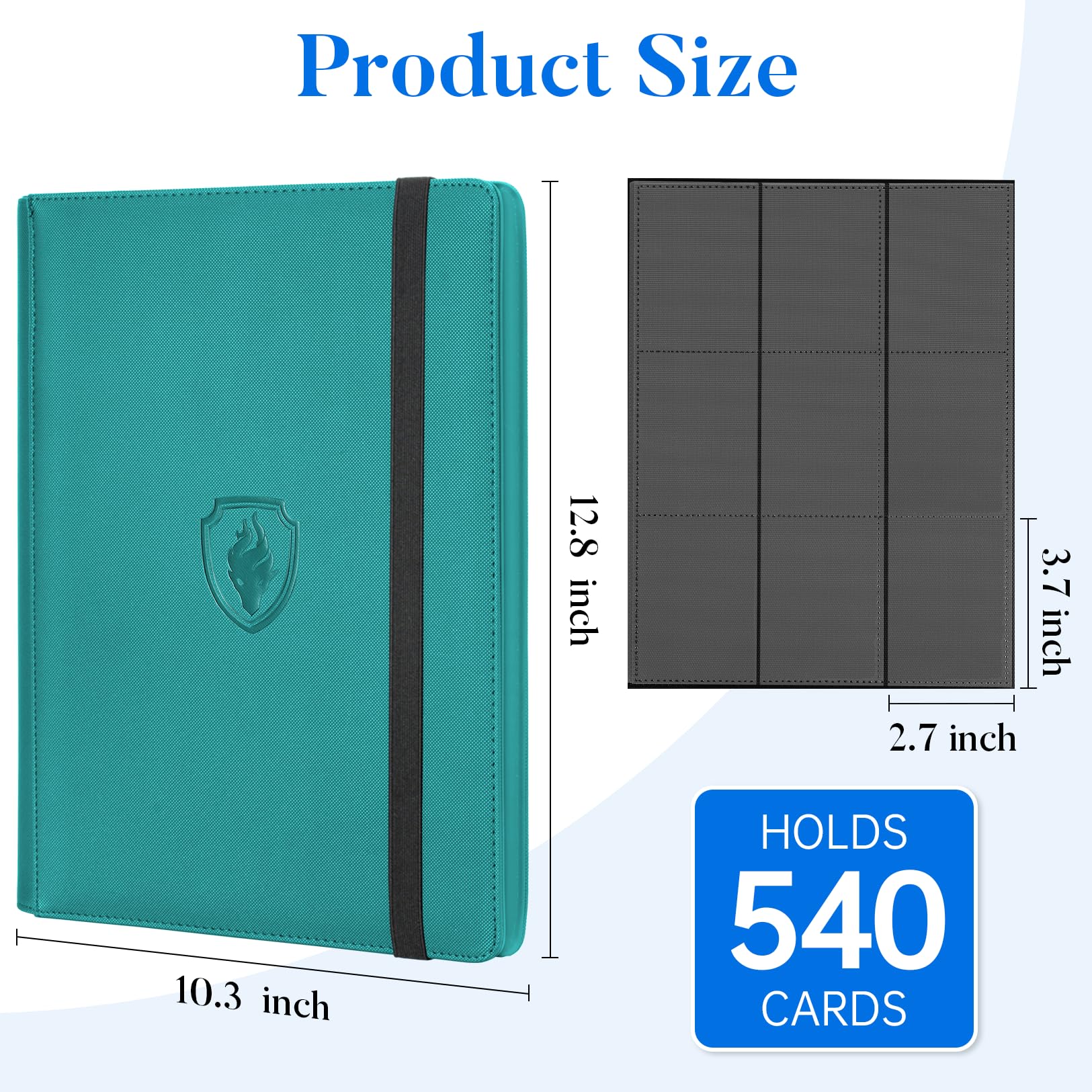 Fabmaker embossed front cover adds stylish recognition and grip