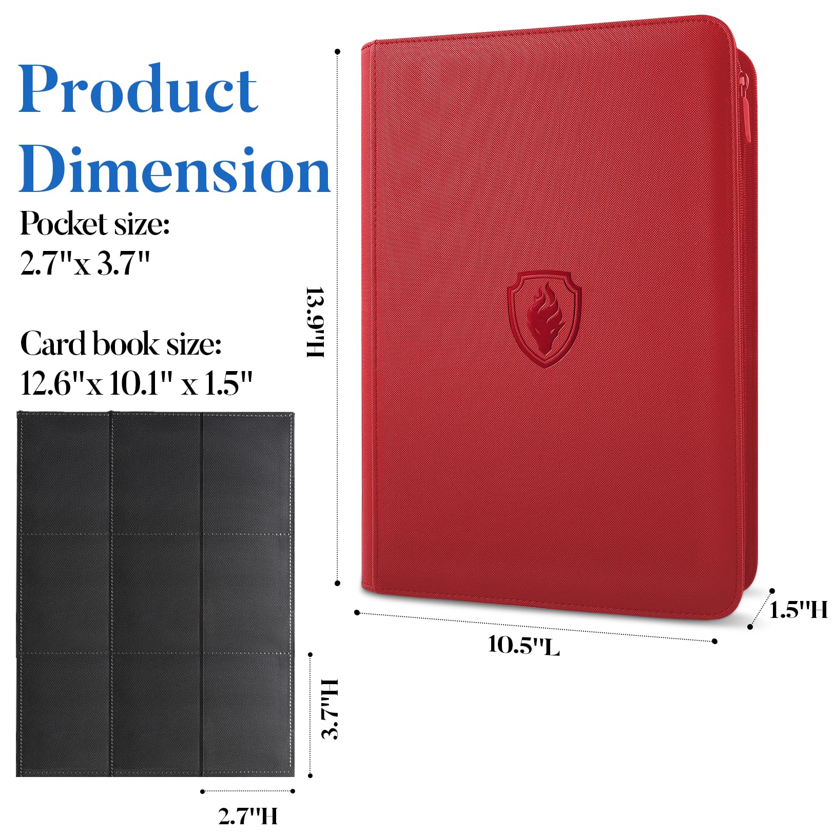 Large capacity for MTG, TCG, and sports cards for organized collections.