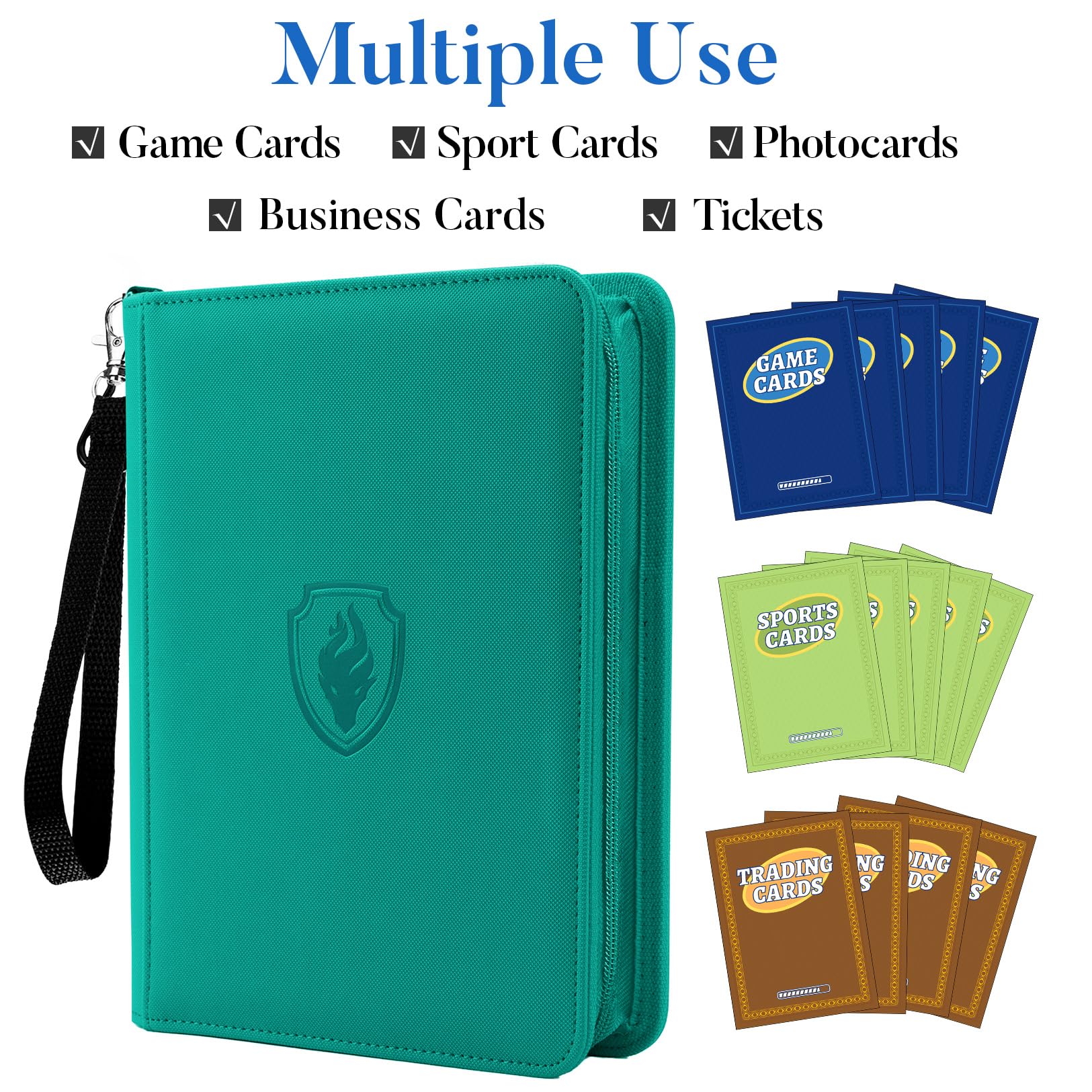 Fabmaker Premium 4-Pocket Binder interior showing 40 pages and large capacity