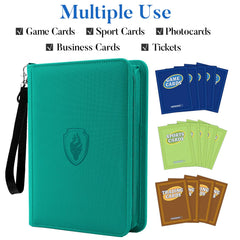 Fabmaker Premium 4-Pocket Binder interior showing 40 pages and large capacity