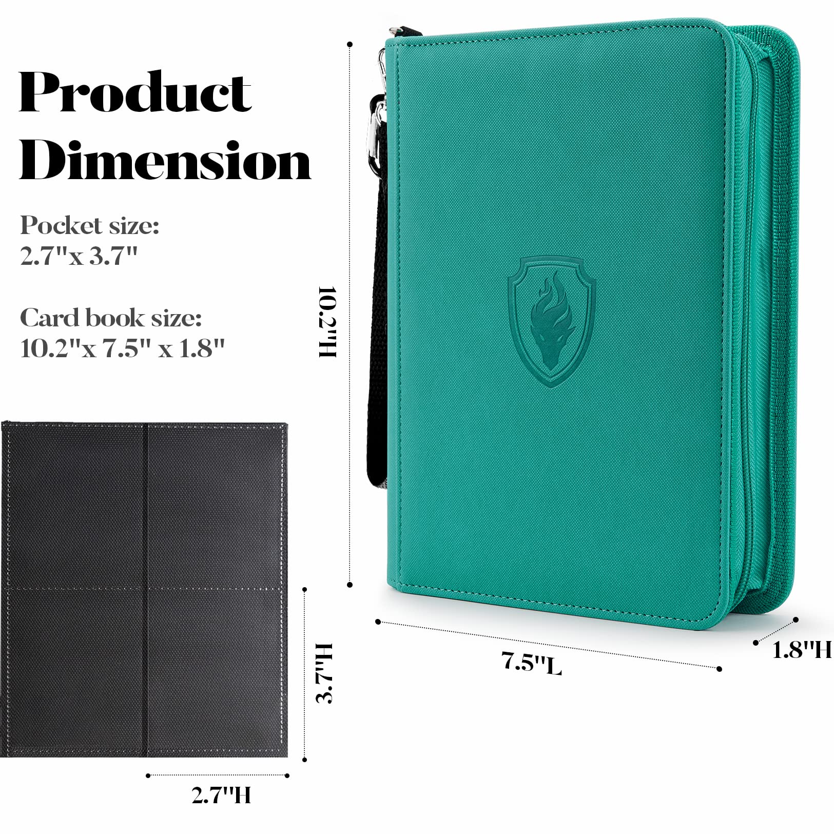 Fabmaker Premium 4-Pocket Binder archival sleeves protecting card artwork