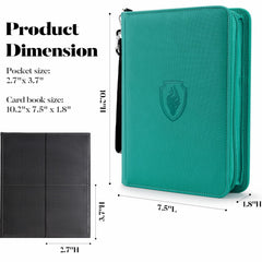 Fabmaker Premium 4-Pocket Binder archival sleeves protecting card artwork