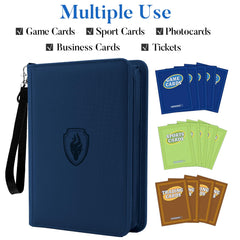 Fabmaker side-loading pockets ease card insertion and prevent spills.