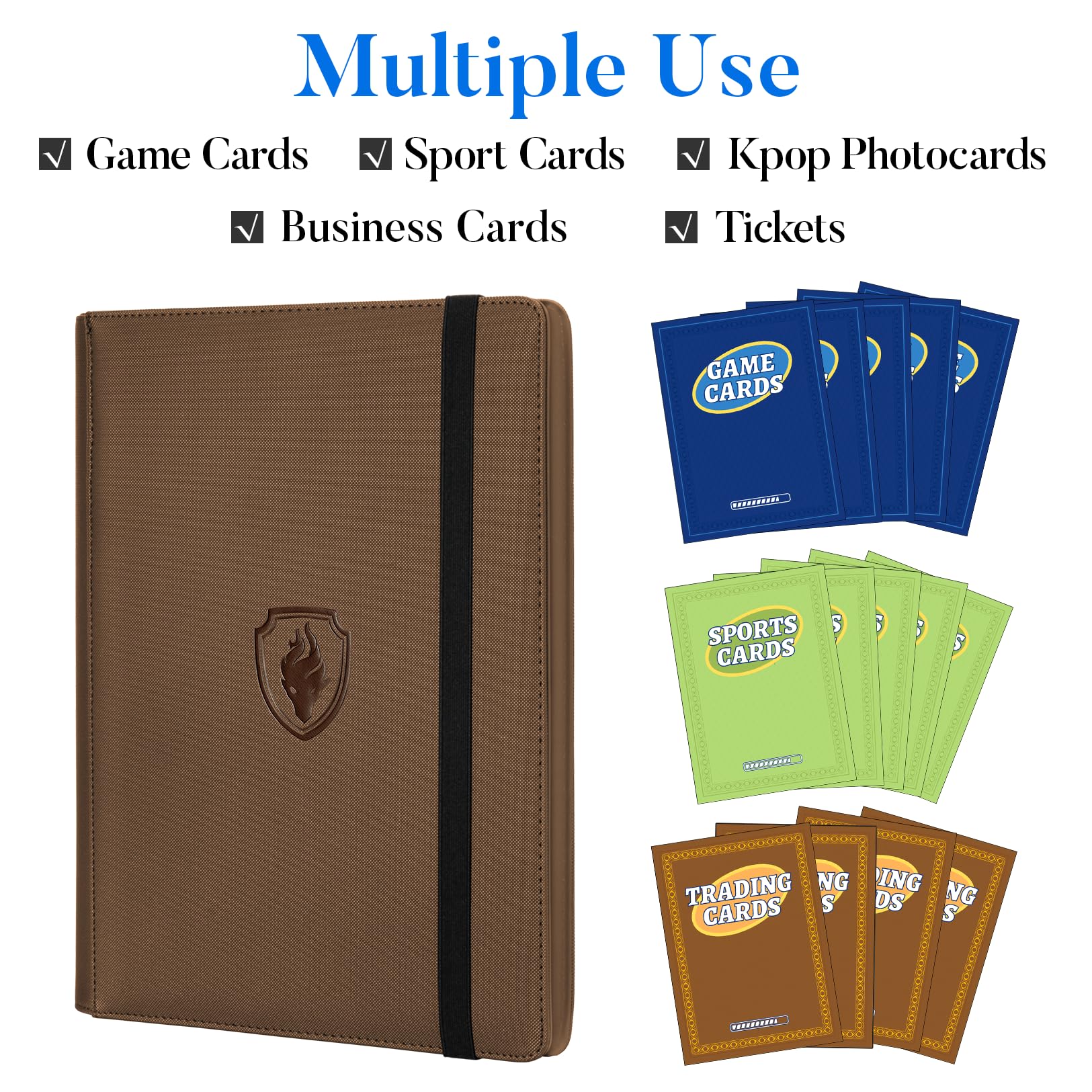 Fabmaker 9-pocket binder padded exterior providing rigid protection on the go