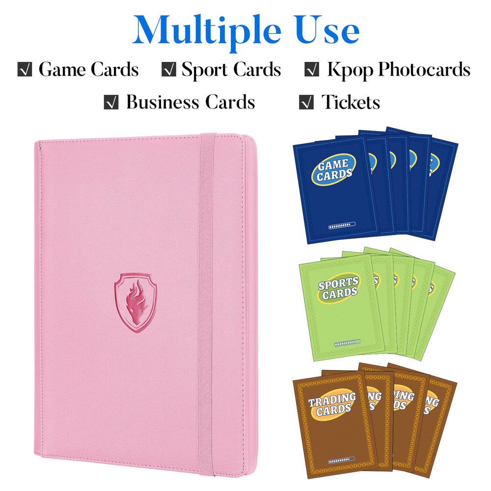 Fabmaker 9-pocket side-loading pockets ease card insertion and reduce spills