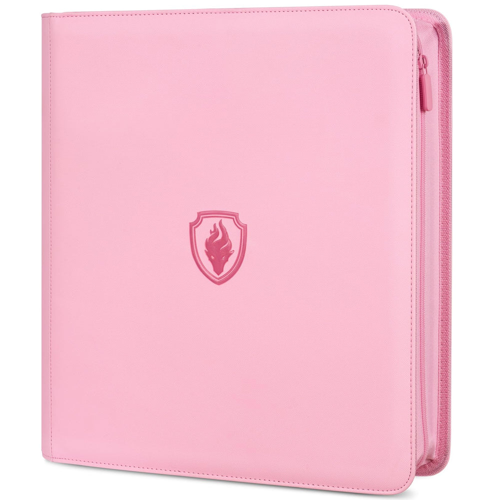 Fabmaker Premium Zip Card Binder front cover showing sturdy protection for your collection