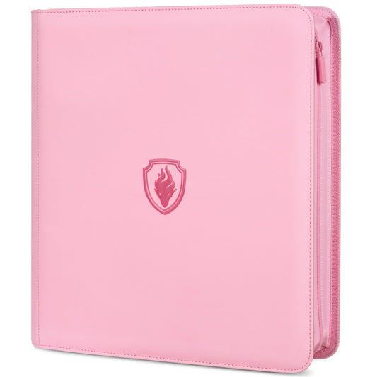 Fabmaker Premium Zip Card Binder front cover showing sturdy protection for your collection