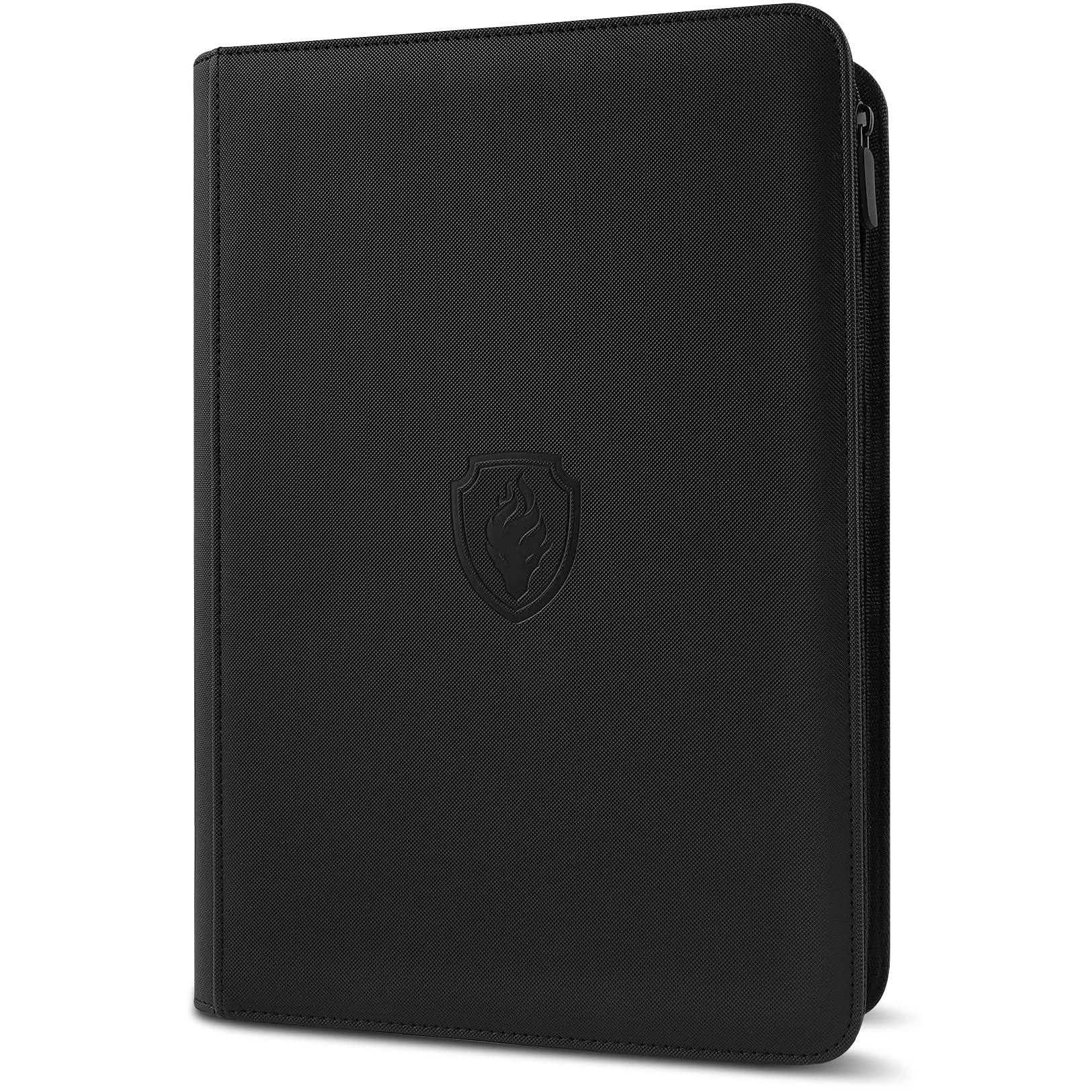 Fabmaker Premium Zip Card Binder front view shows durable protection for your collection.