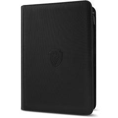 Fabmaker Premium Zip Card Binder front view shows durable protection for your collection.
