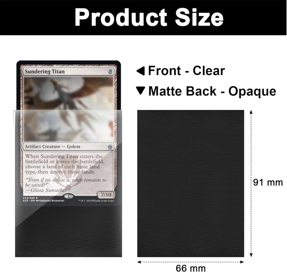 Fabmaker standard sleeves 66x91 back textured grip improves deck control