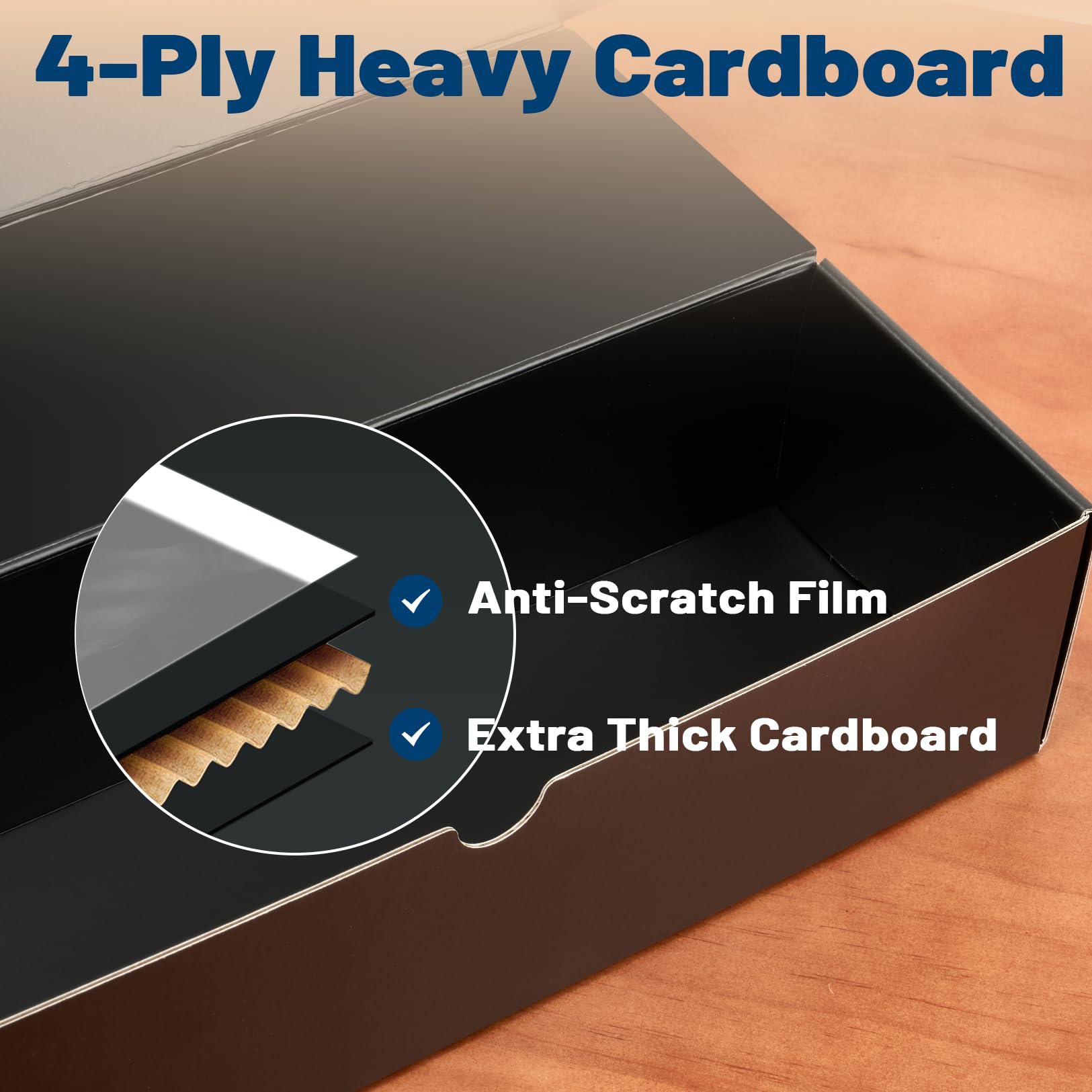 Fabmaker dividers and labels enable quick card organization.