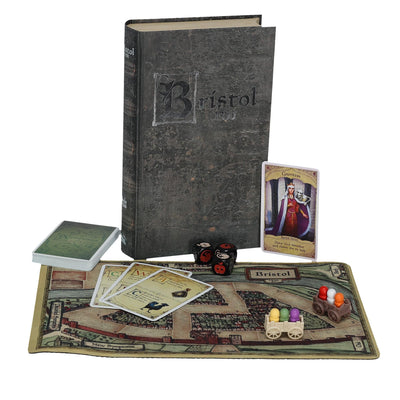 Facade Games Bristol 1350 cover art captures the medieval escape vibe for immersive play.