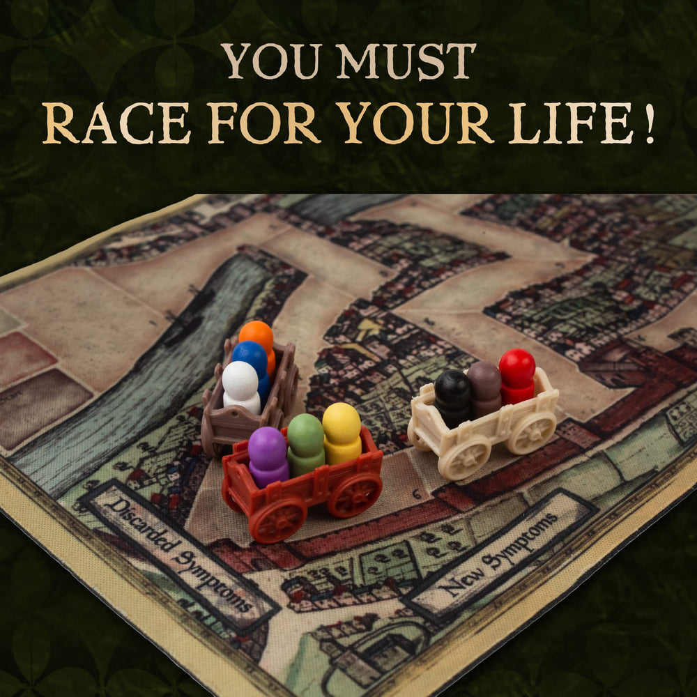 Facade Games Bristol 1350 miniature carts highlight escape options during play.