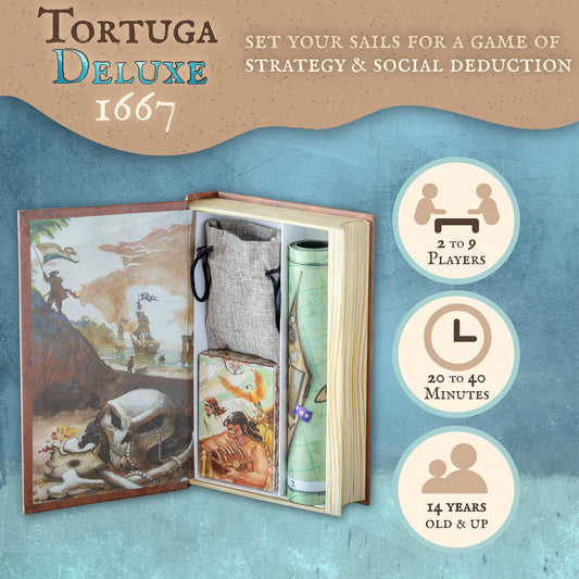 Treasure map playing mat from Tortuga 1667 Deluxe Edition for immersive setup