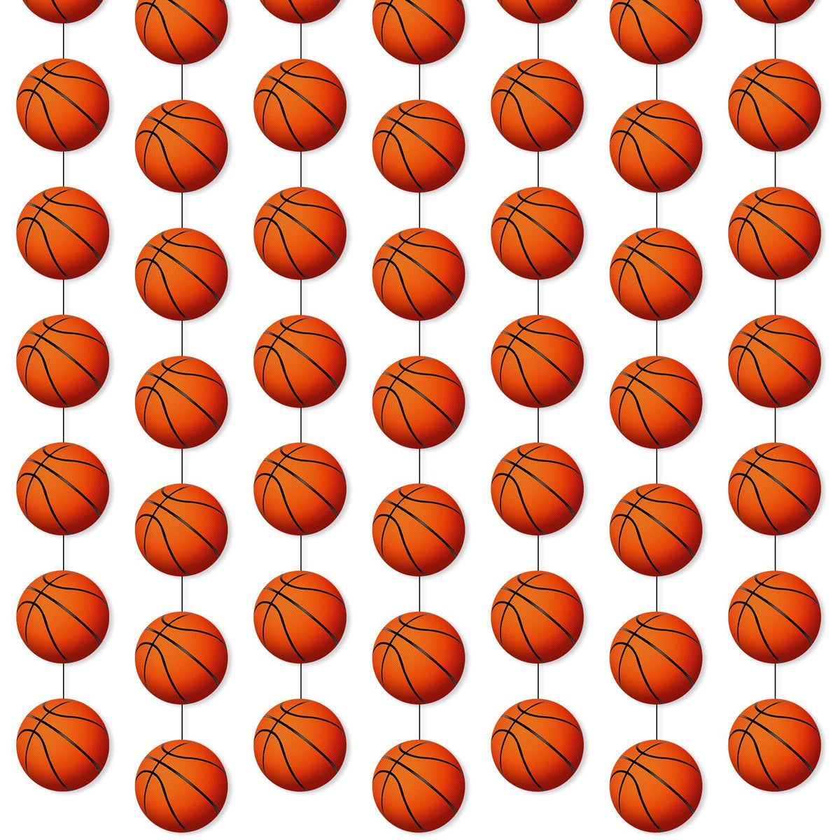 Faccito basketball banner pattern 1 for bright party decor and photo opportunities.