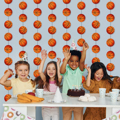 Faccito basketball banner pattern 5 enhances school gym or classroom events.