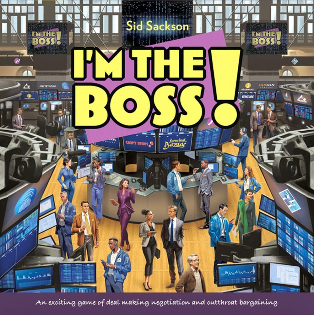 Face 2 Face I am The Boss game setup for lively group negotiations.