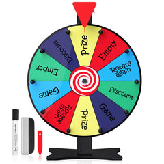 Facilife 12-inch prize wheel with 10 color slots for engaging trade shows.