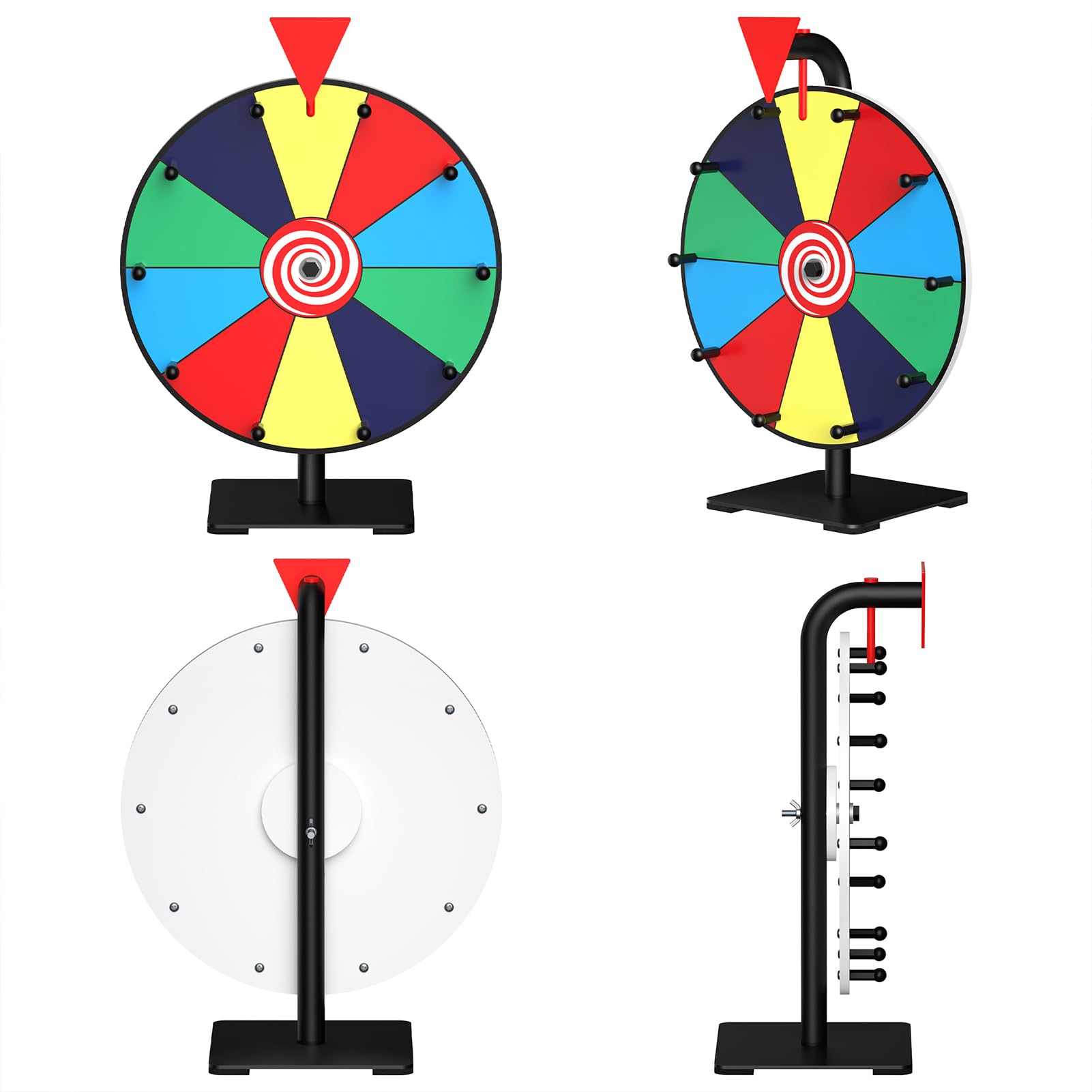 Facilife spinning wheel at carnival scene showcases eye-catching design.