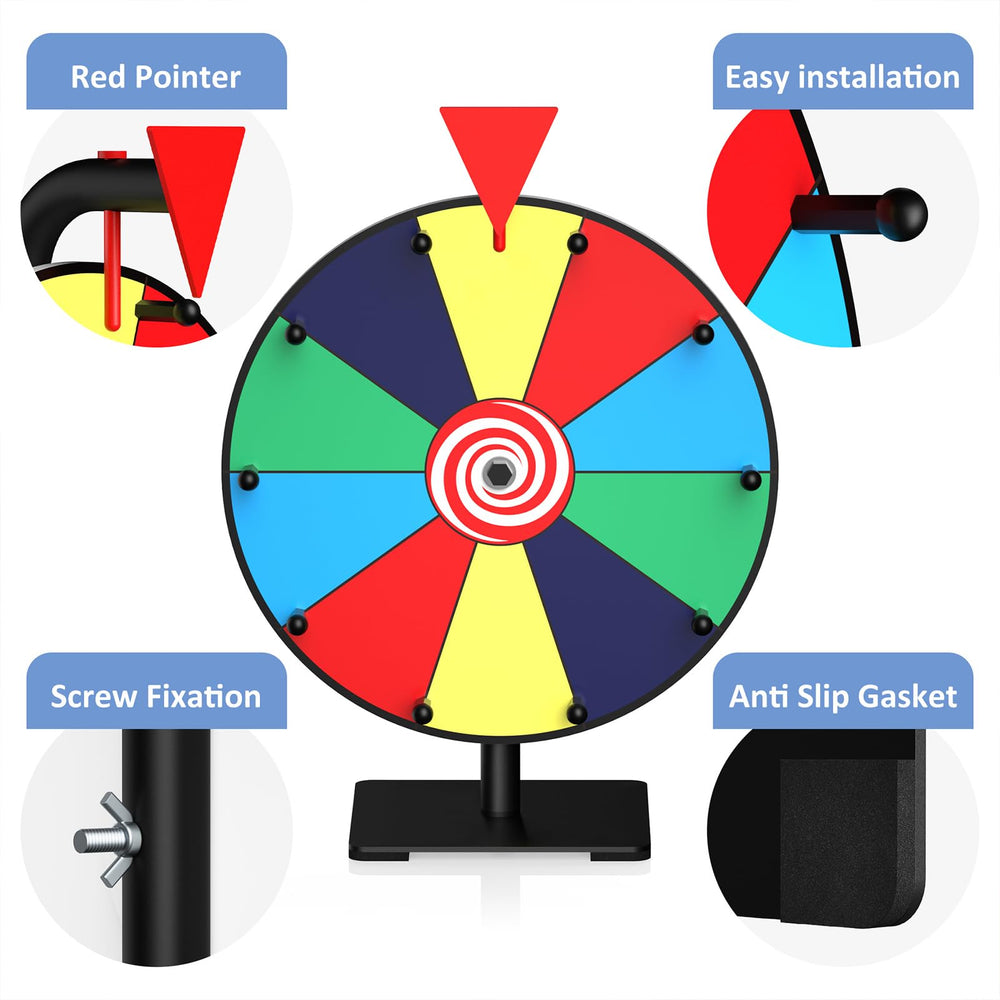 Facilife spinning wheel dry-erase marker shows easy customization on the fly.