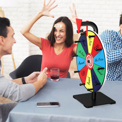 Facilife spinning wheel with smooth spin enhances game flow at events.