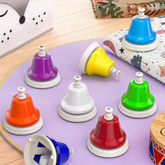 Facmogu rainbow-colored bells brighten visuals to engage students.