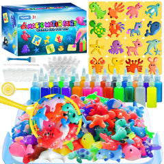 FADAWU 24 colors magic gels offer vibrant hues for creative water elf play.