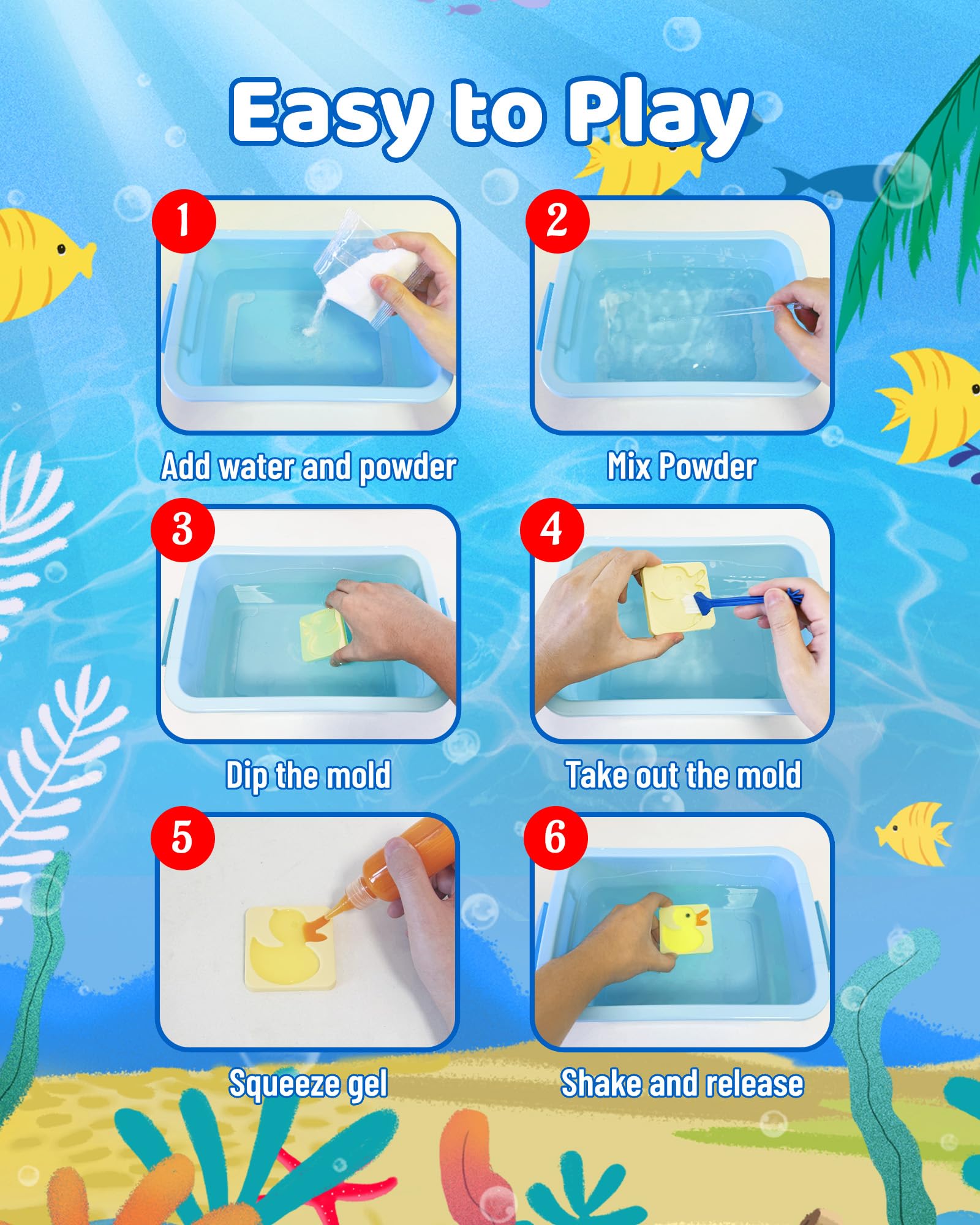 FADAWU educational DIY activity boosts fine motor skills and color recognition.