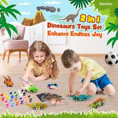 faentwc six dinosaur flash cards support learning while kids explore dinosaurs