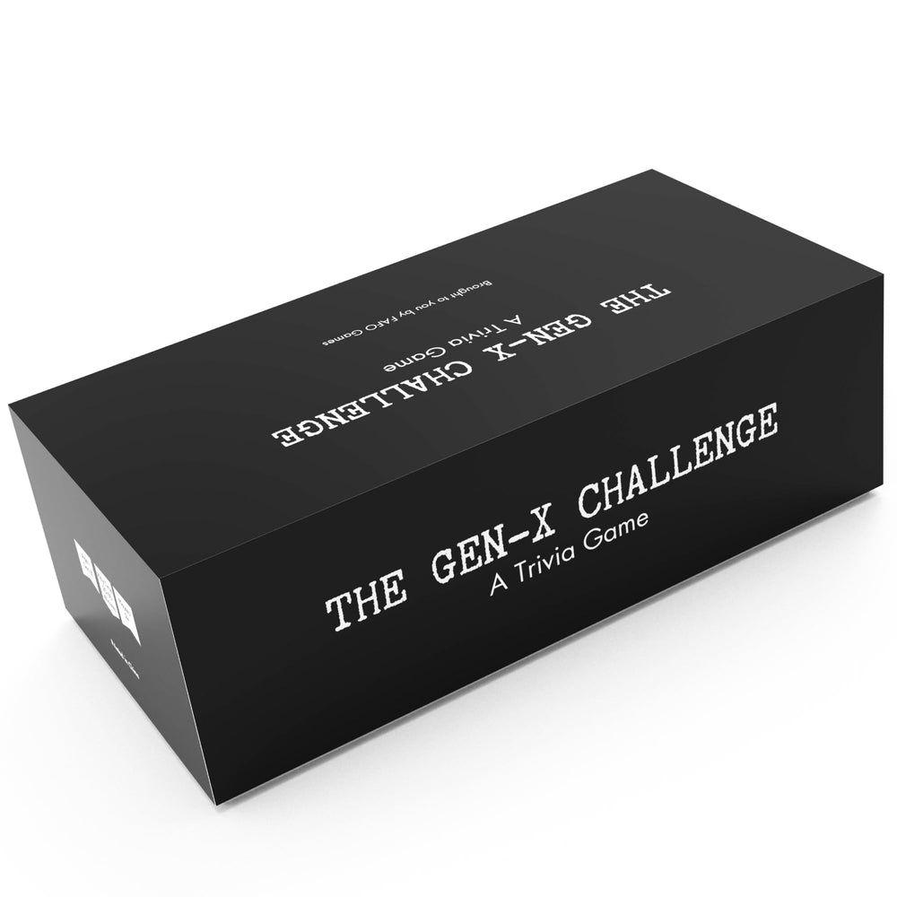 FAFO GAMES Gen-X Challenge 600 cards deck for retro game night with friends.
