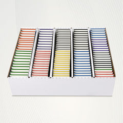 Fageverld eight-color set enables clear category separation.