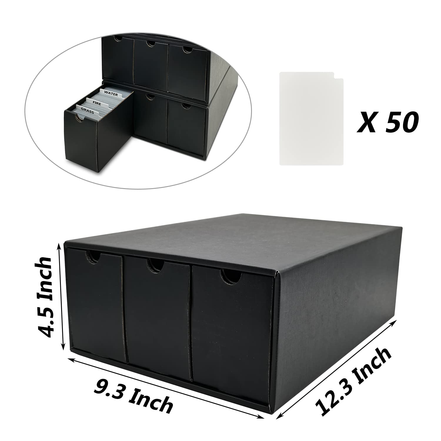 Total capacity up to 7200 cards without sleeves by Fageverld