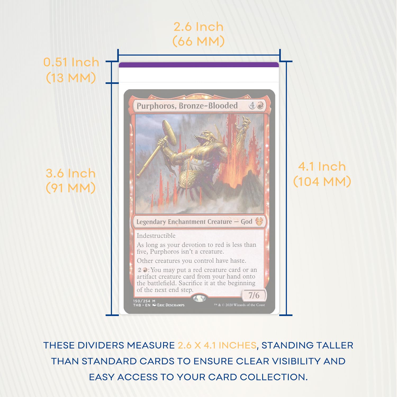 Fageverld vertical storage box dividers fit standard card sizes.