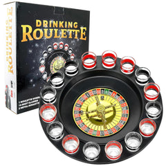 Fairly Odd Novelties Shot Glass Roulette wheel ready for party nights