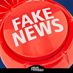 Fairly Odd Novelties Trumped Up Fake News Button gift-ready for parties and offices