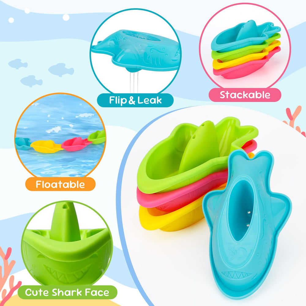 Fajiabao floating fish toy adds color and encourages aquatic pretend play.