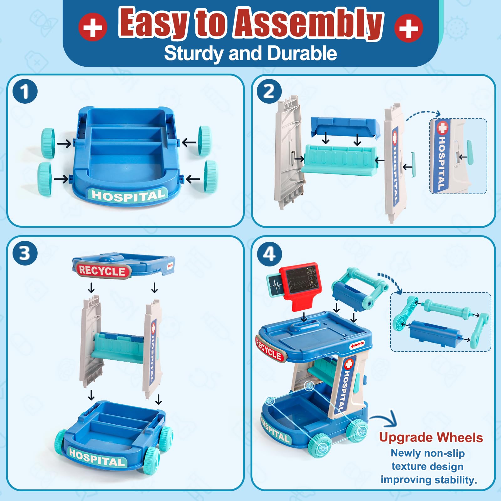 Fajiabao storage bag keeps tools organized after play