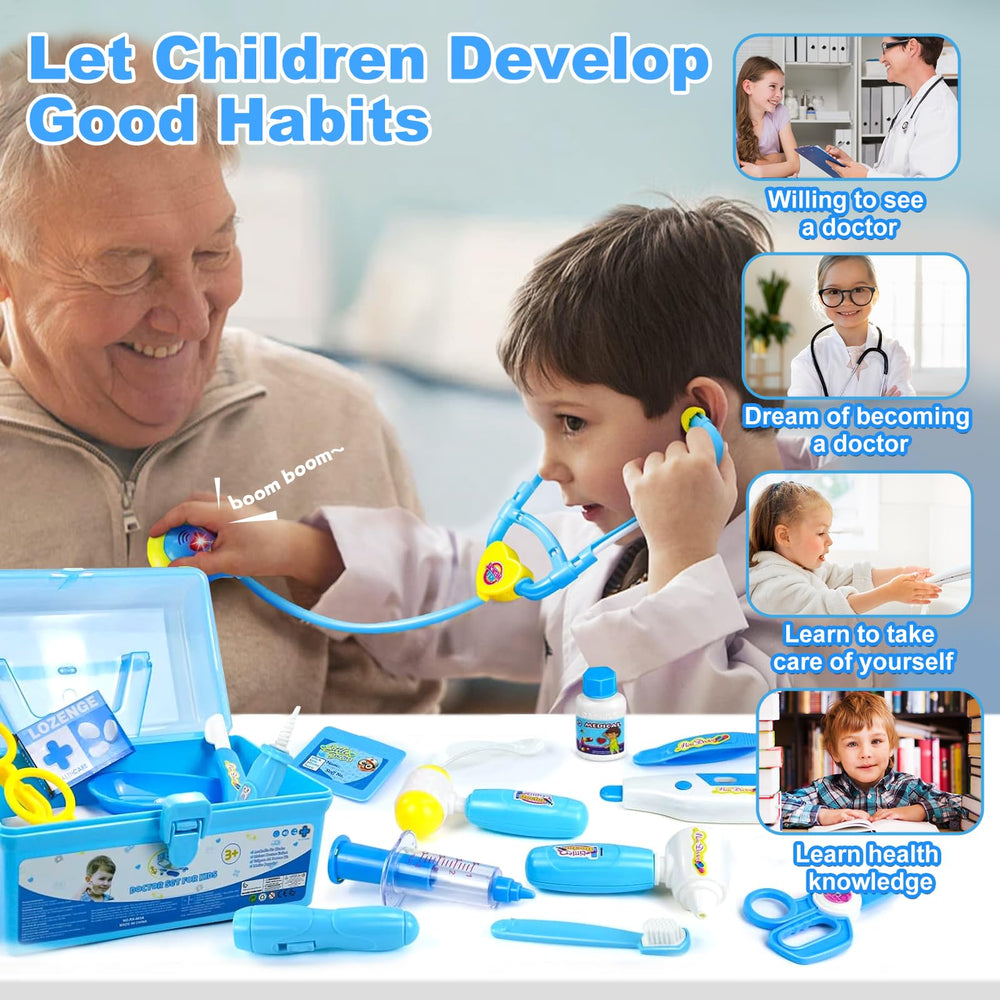Fajiabao Doctor Kit thermometer lights up for interactive play