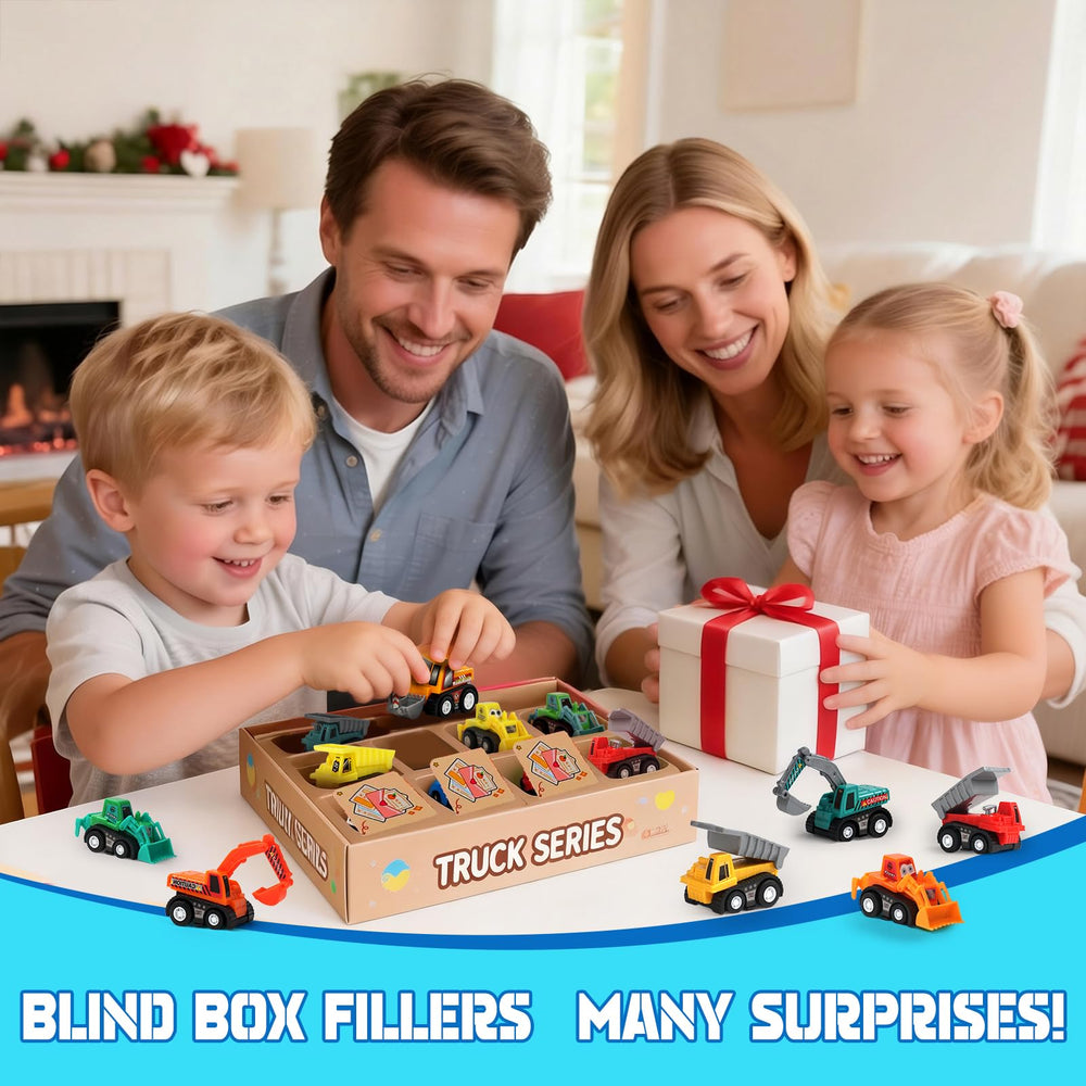 Fajiabao Easter gift fillers with bright mini vehicles for parties and baskets