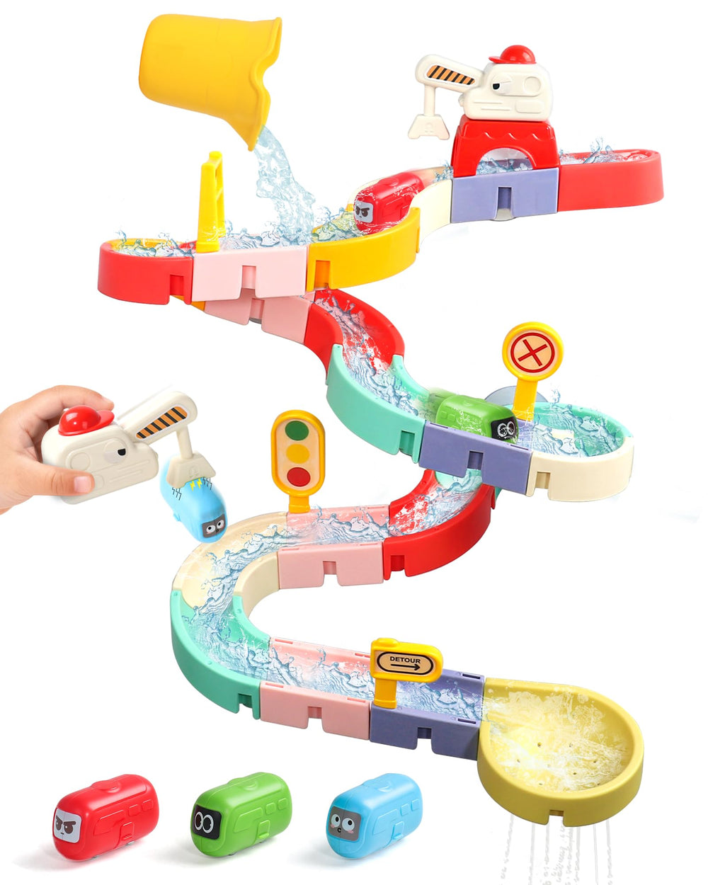 Fajiabao magnetic cars boost imaginative bath play with colorful design
