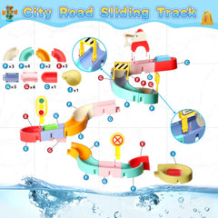 Fajiabao magnetic crane enhances construction-themed bath time play