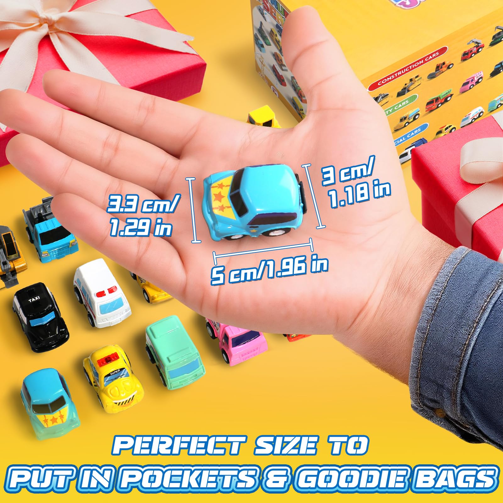 Fajiabao mini pull-back cars in action-ready colors for pocket play
