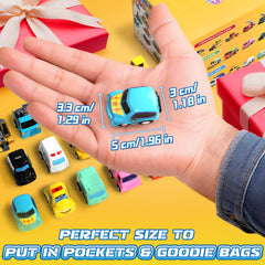 Fajiabao mini pull-back cars in action-ready colors for pocket play