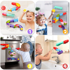 Fajiabao floating sea balls offer safe sensory exploration in tub.