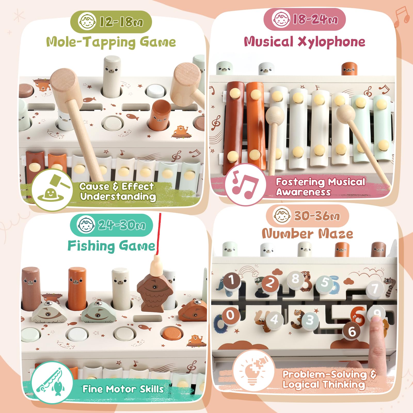 Fajiabao magnetic fishing game strengthens focus while catching colorful magnets.