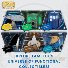 FAMETEK chirp button close-up, tactile feedback for cosplay