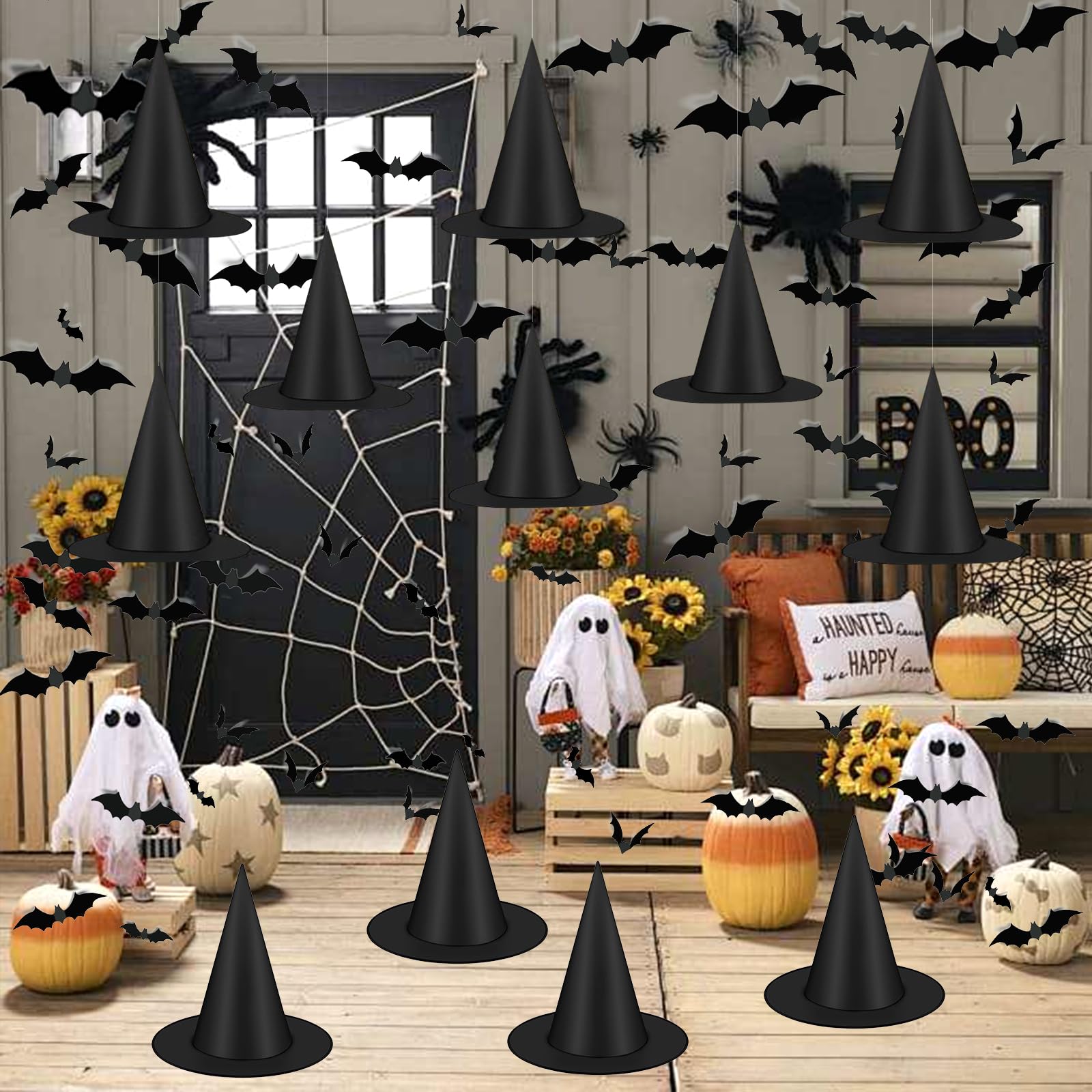 Famoby bat stickers in multiple sizes for versatile decorating options