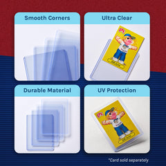 Fanatics 3x4 top loader clear protection with crystal clarity