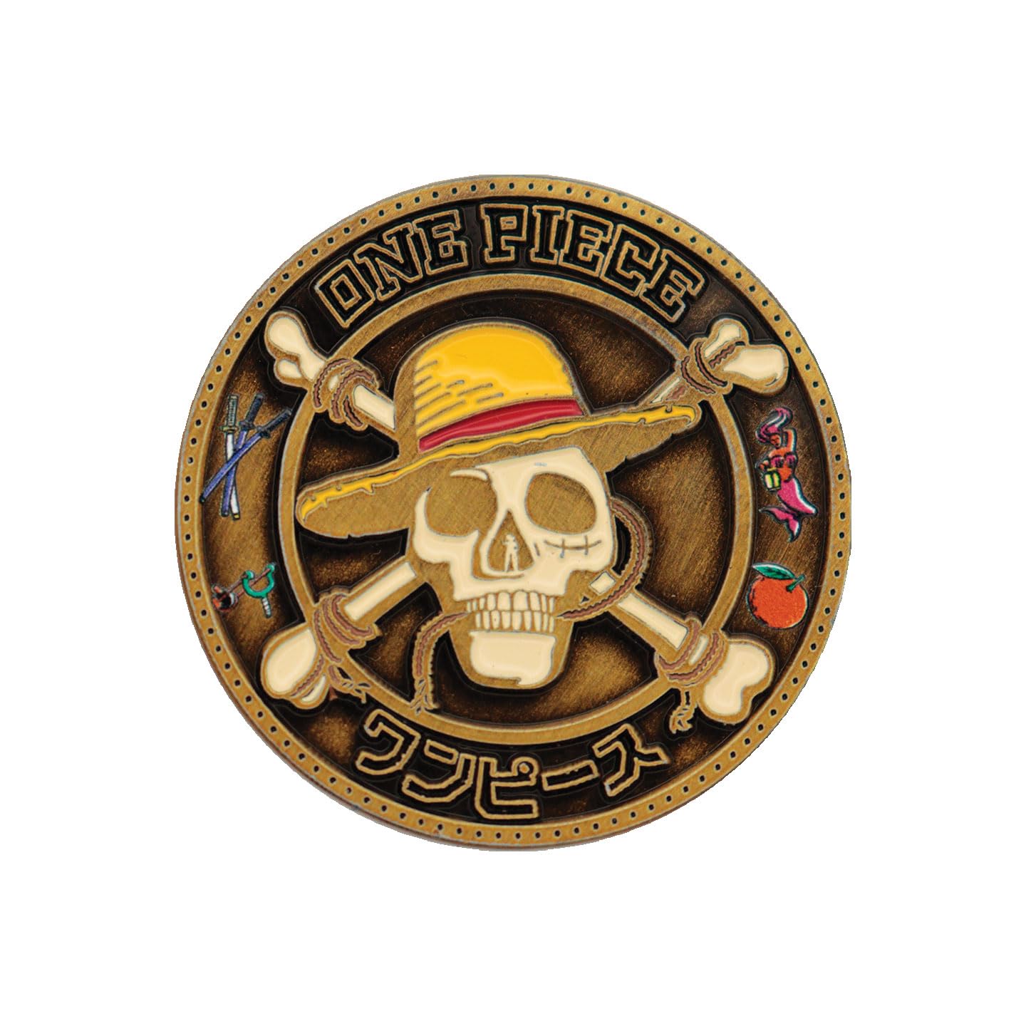 Fanattik One Piece coin edge numbering highlights authenticity for collectors